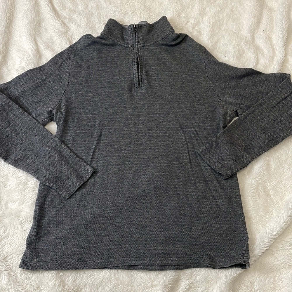 Gray Chaps Quarter Zip - image 5
